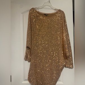 Rose Gold Sparkling Dress